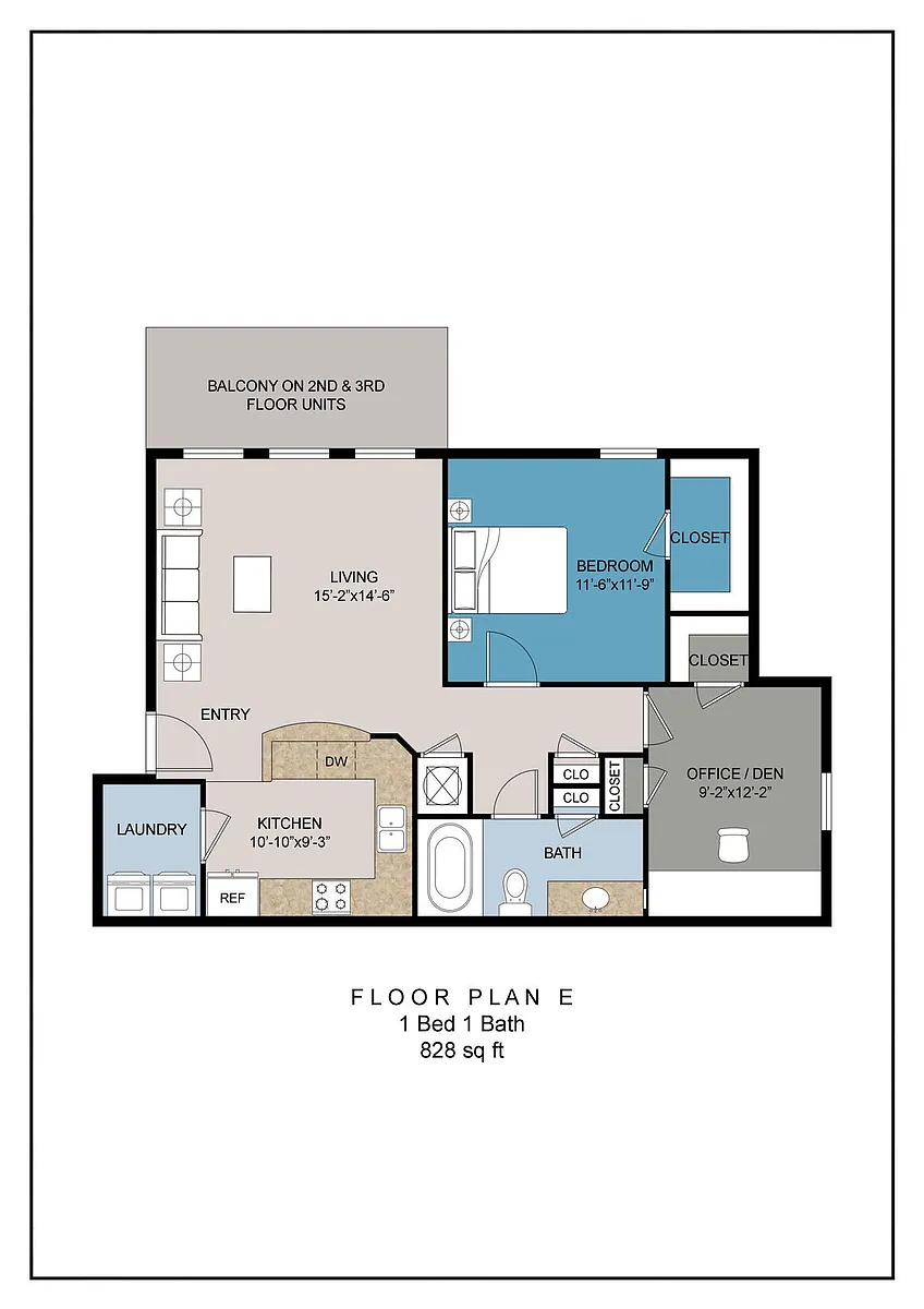 Floor plan E