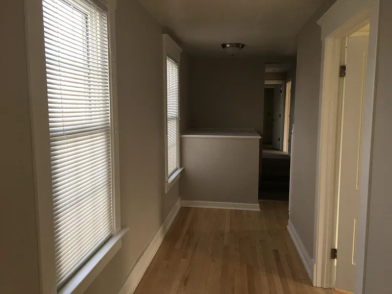 Upper-level hallway.