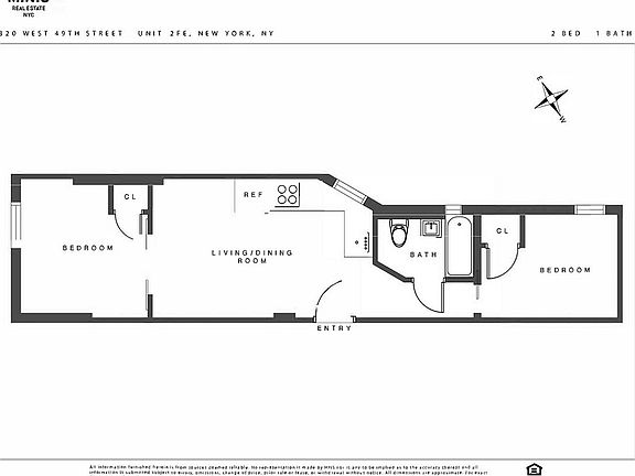 2nd image of 320 W 49th St APT 2FE