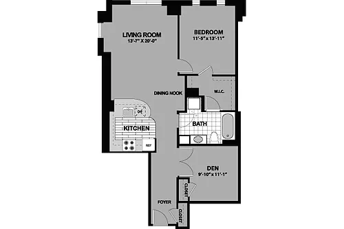 Floor plan Concord (Plus Den)