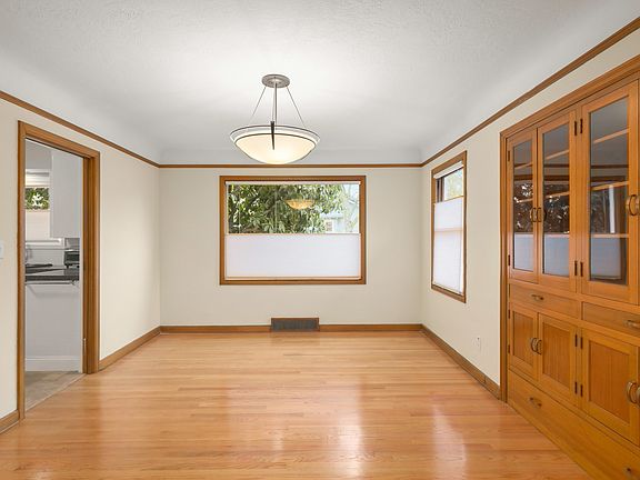 dining room with built ins