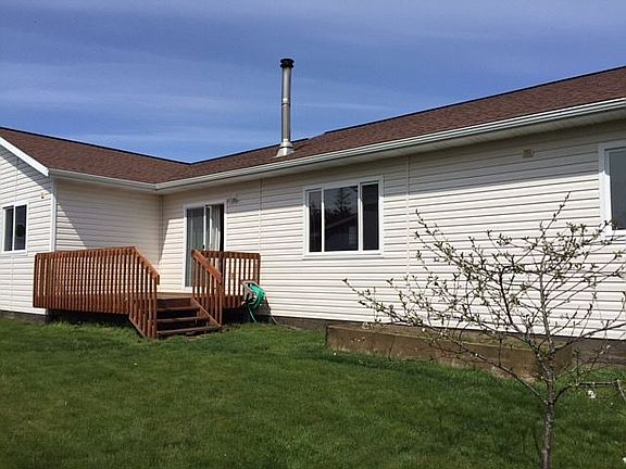 Back yard&deck. Cherry Tree!