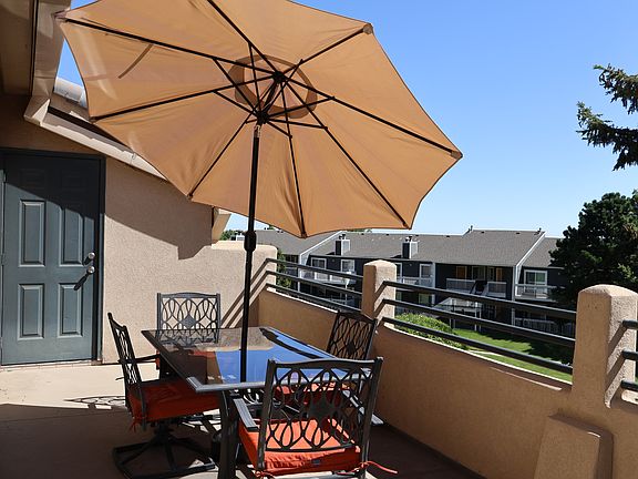 Enjoy morning coffee or evening relaxation on the charming private patio.