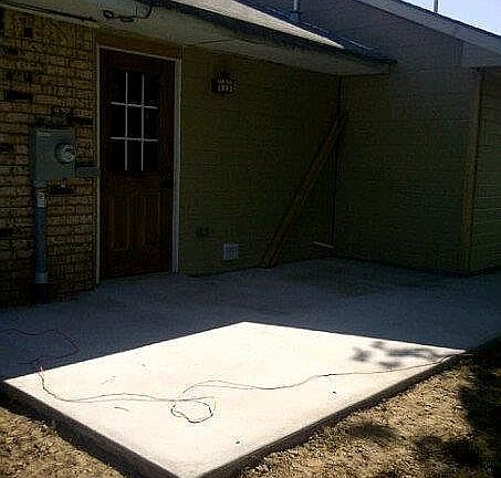 Back patio