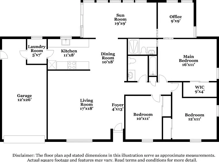 3 bed, 2.0 bath, 1400 sqft, $2,970 — Photo 2