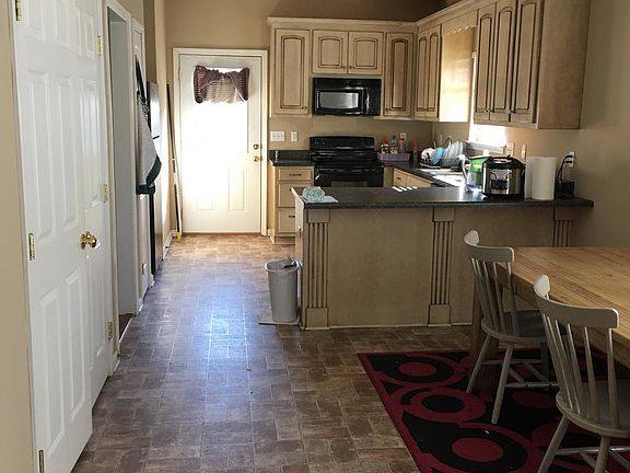 Dining room and kitchen