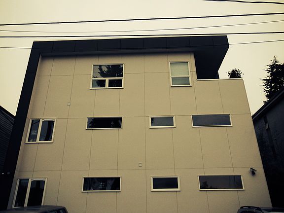 Exterior wall many windows