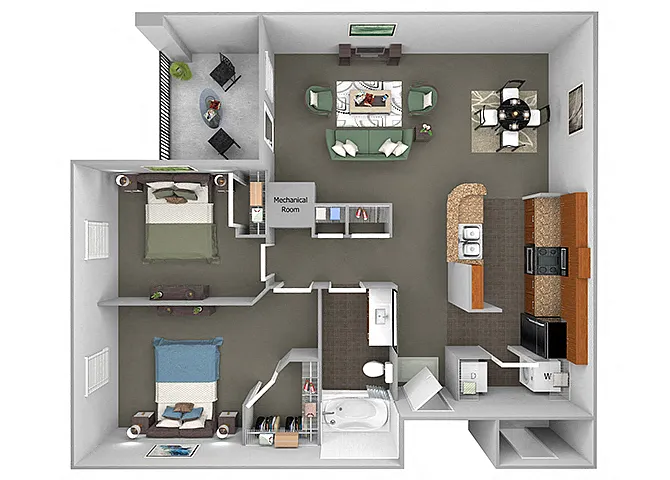 Floor plan B1 (Beacon)