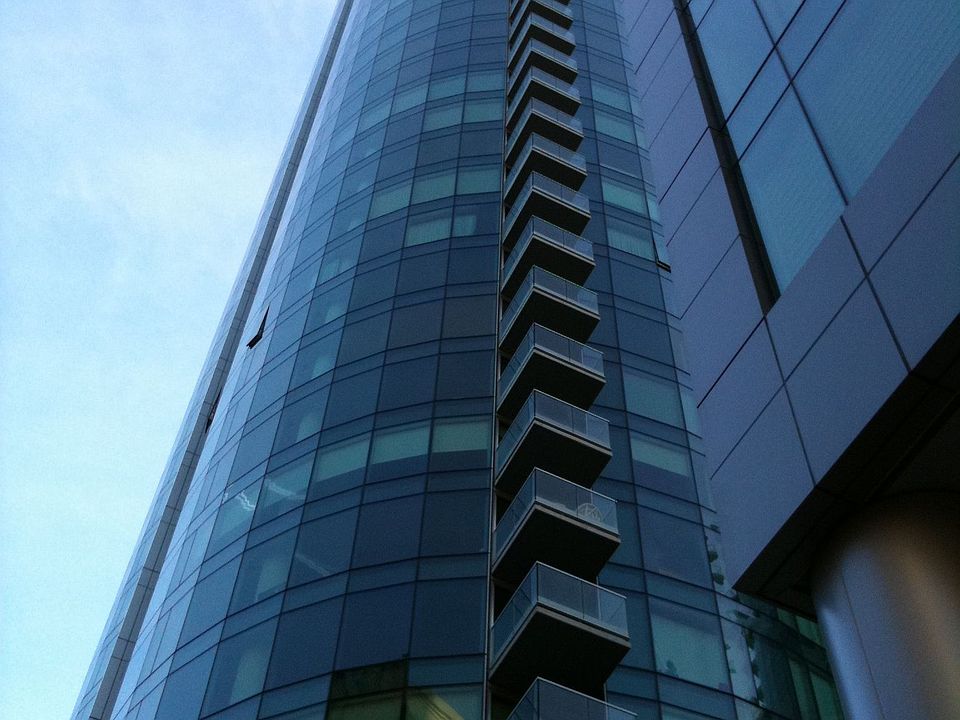 View from the sidewalk