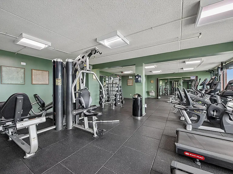 Modern fitness center