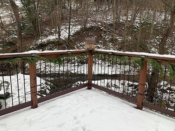 Outdoor Deck in the back
