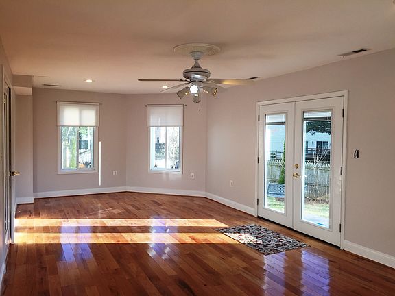 Elegant sunroom with french doors