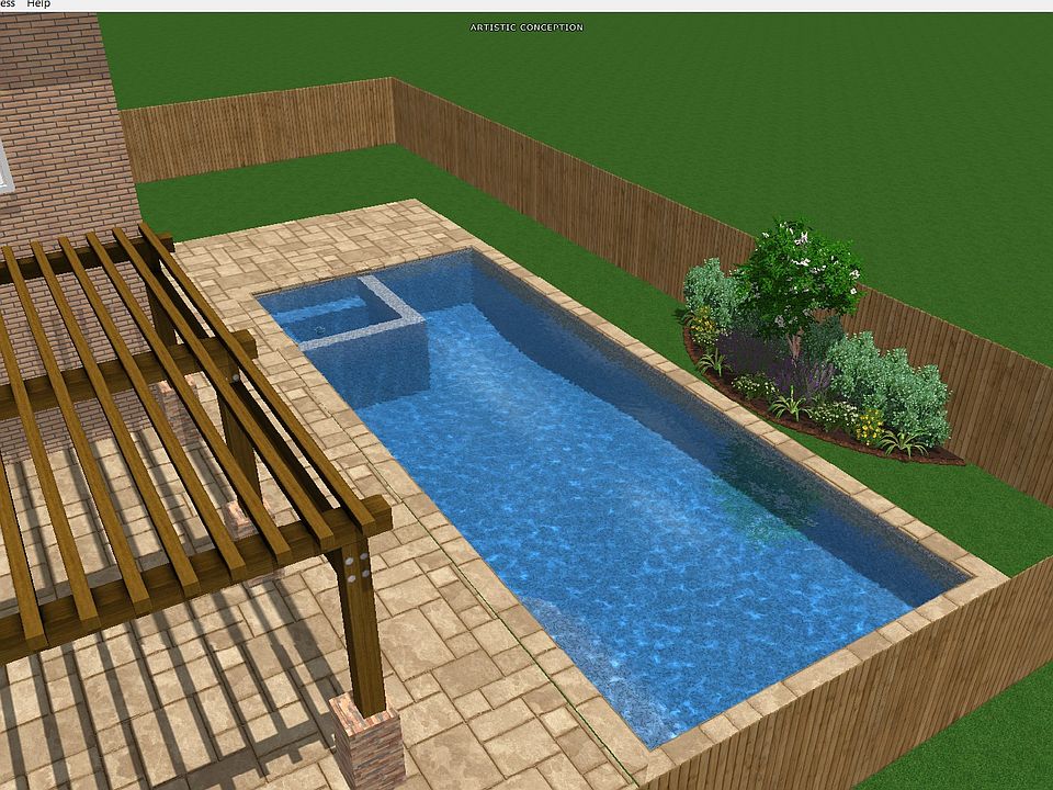 Rendering of possible pool