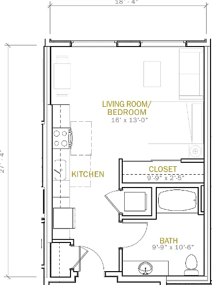 A3.A floor plan Hyde Square