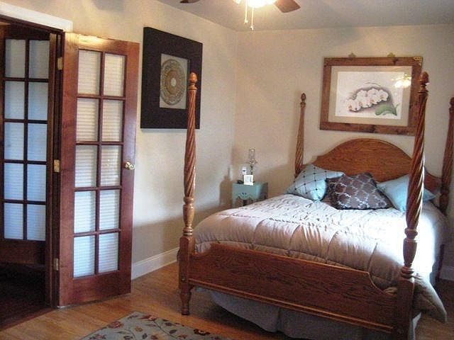 largest bedroom with walk in closet