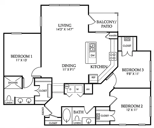 Floor plan C1