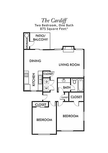 Floor plan The Cardiff