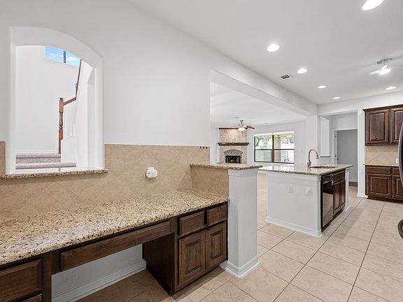 First Floor - desk off the kitchen