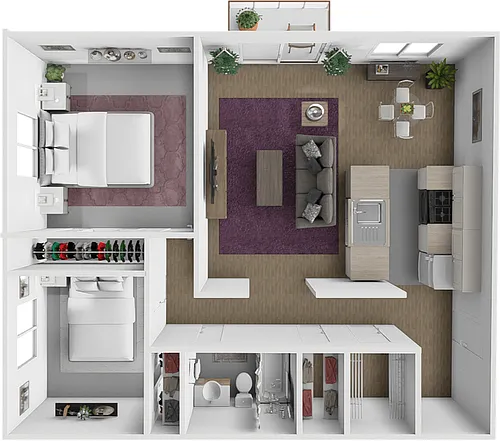 Floor plan Husker