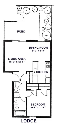 Floor plan Lodge