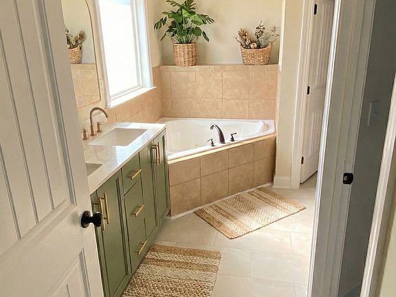 Master Bathroom with walk in closet.