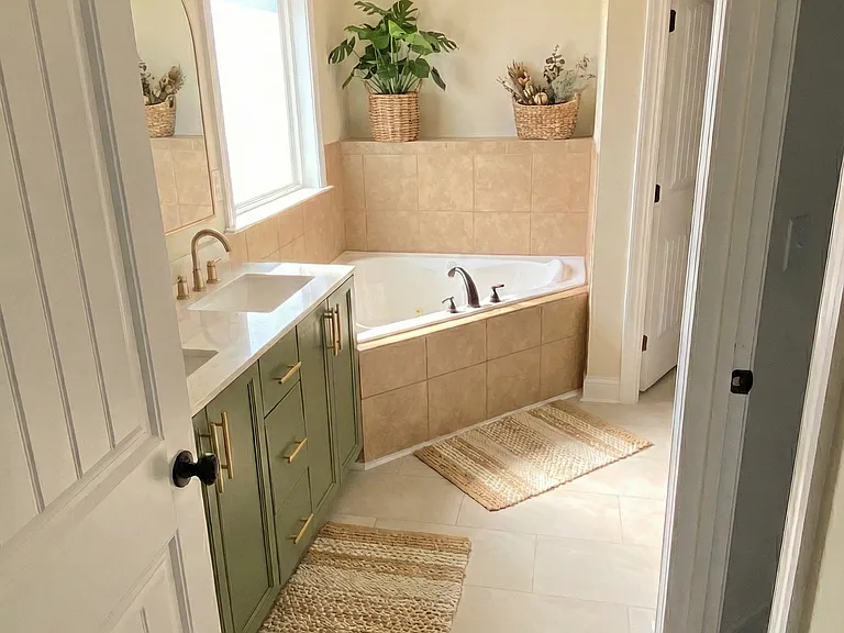 Master Bathroom with walk in closet.