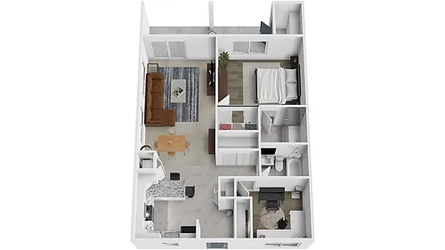 Floor plan Corner Renovated Villa