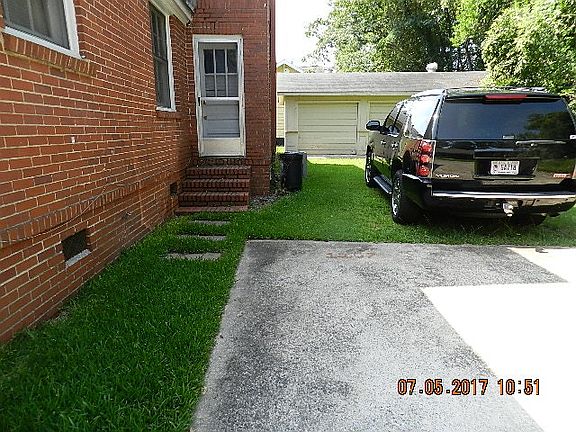 Back area for parking