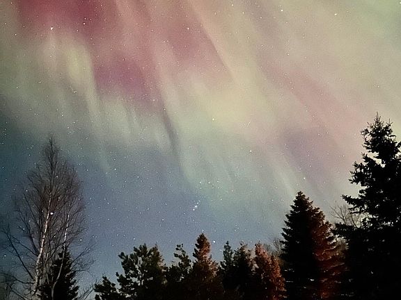 The house under the northern lights