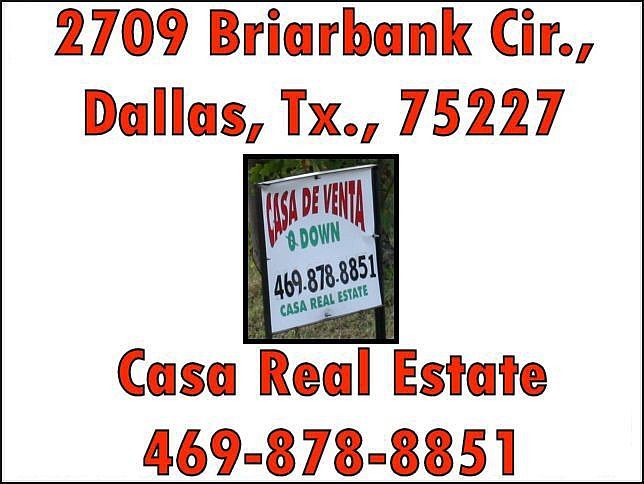 2709 Briarbank Cir, Dallas, TX 75227