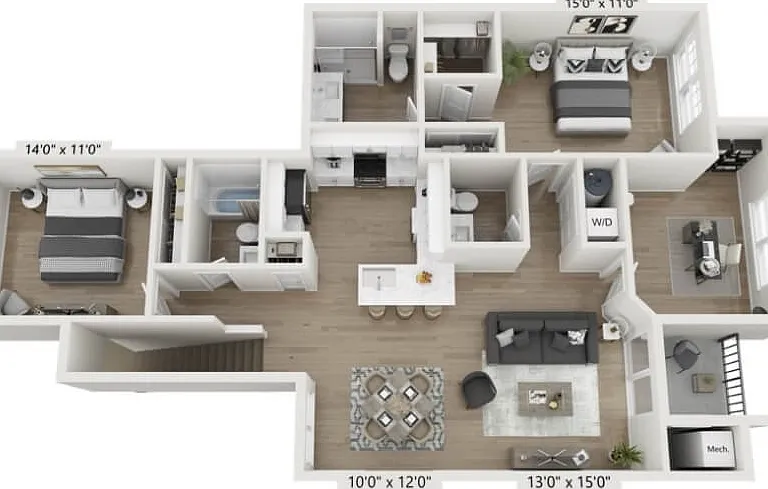 Kirby Village Apartments — Photo 14