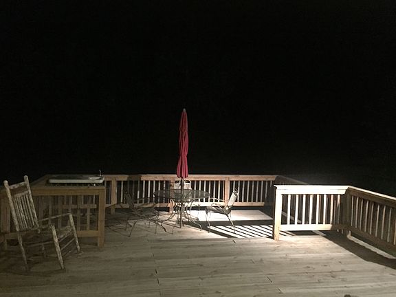 View from covered patio.