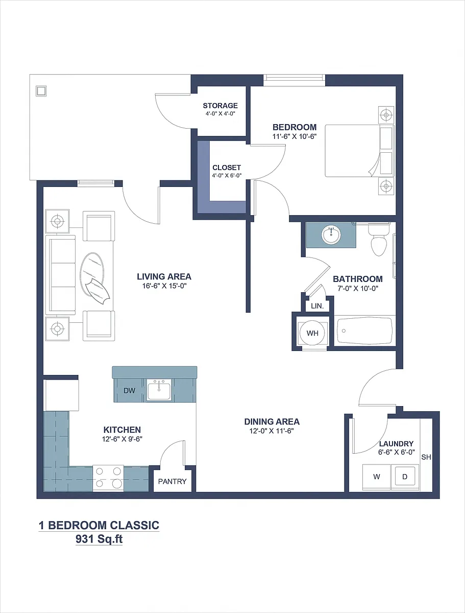 Floor plan 1A