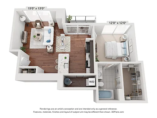 Floor plan 1E