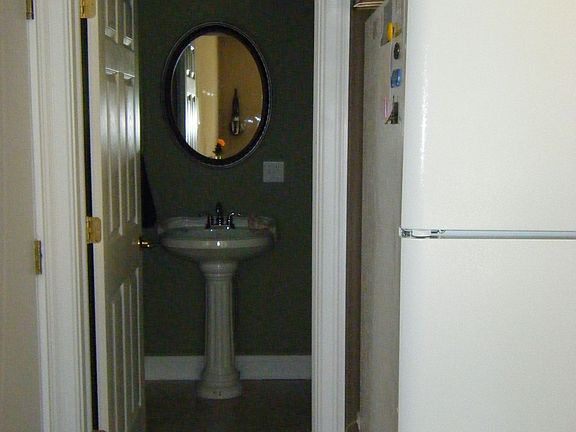 Half Bath off Kitchen