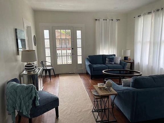 Plenty of natural light. Window treatments included.