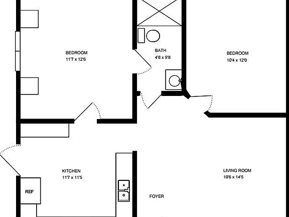 2nd image of 6407 Hopkins Dr APT C