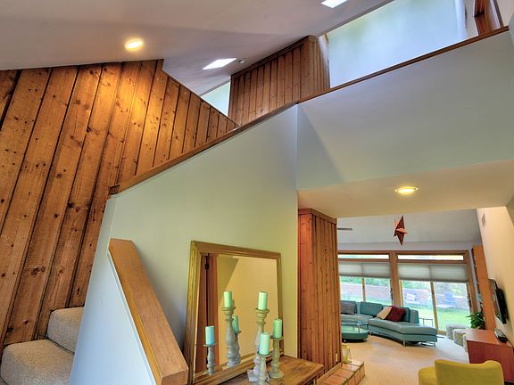 Stairway up to second floor