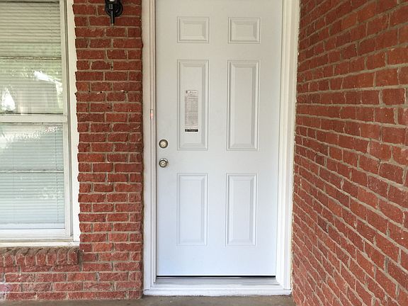 New steel entry door front