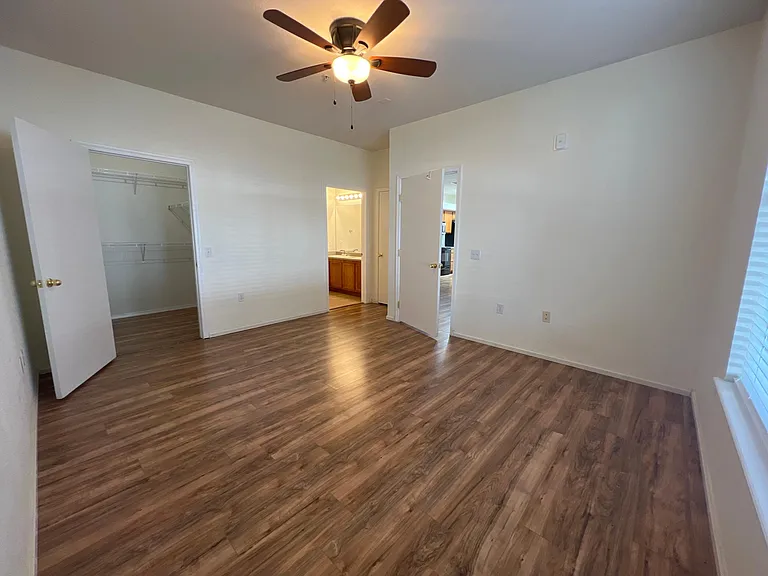 Master bedroom, has own bathroom with double sink, walk in closet and also a full linen closet