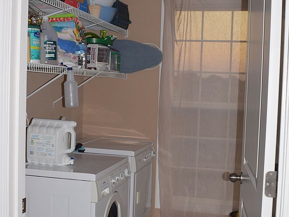 Laundry with large closet