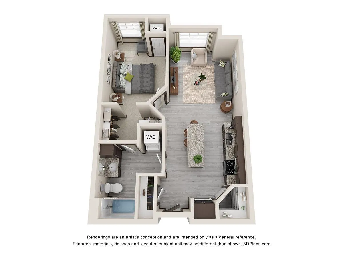 Floor plan 1C