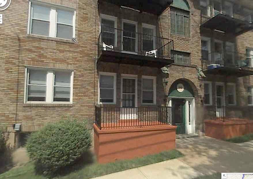 2nd floor apartment with balcony off of the living room.