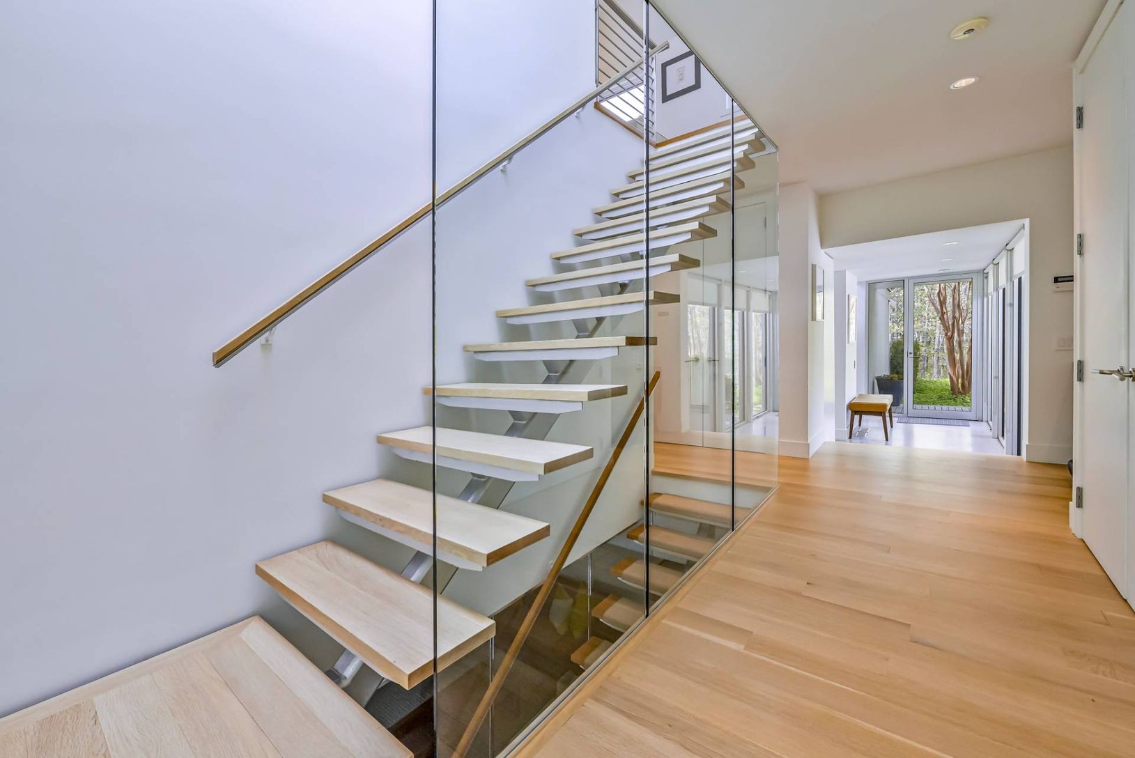 Floating Staircase to Second Floor