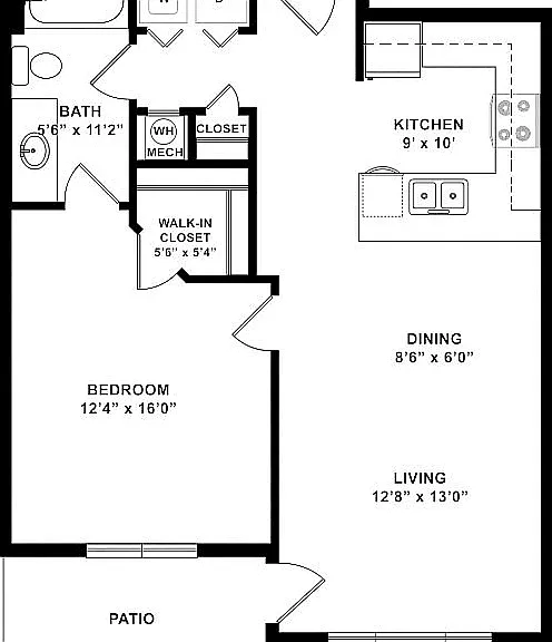 A2 Floorplan w Dimensions A2 Floorplan w Dimensions
