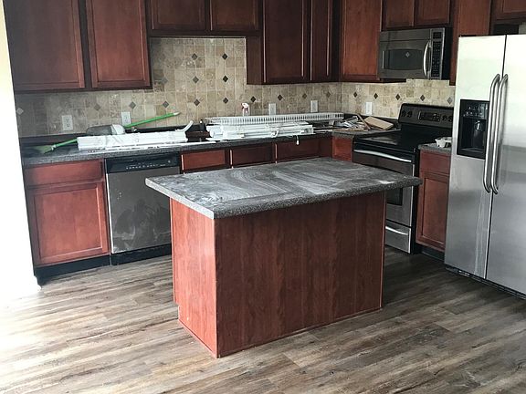 Photo after new flooring was installed.