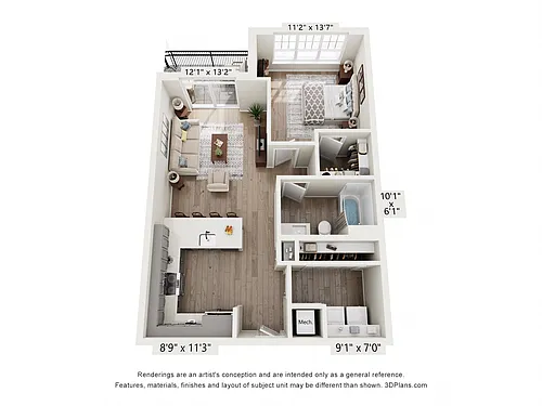 Floor plan Simon Style A