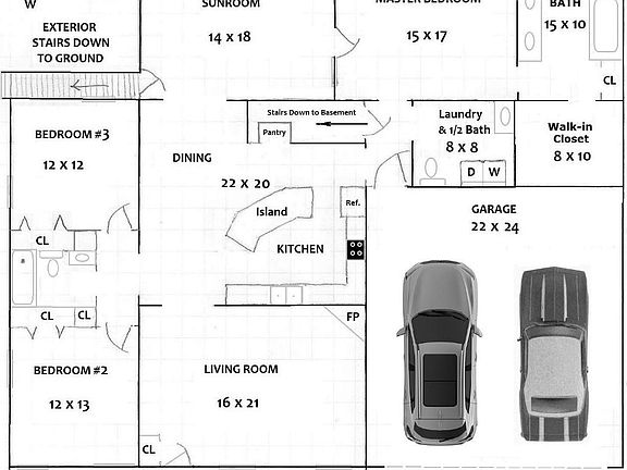 Sketch of the Floor Plan