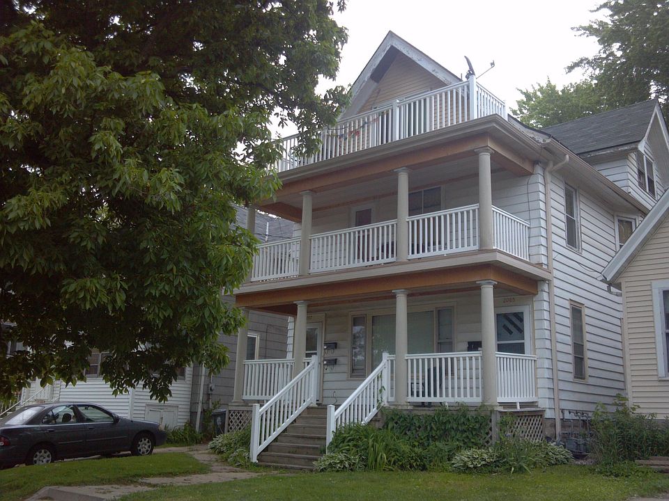 front of building with porches