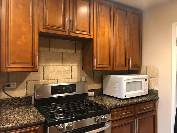 Kitchen with granite countertops